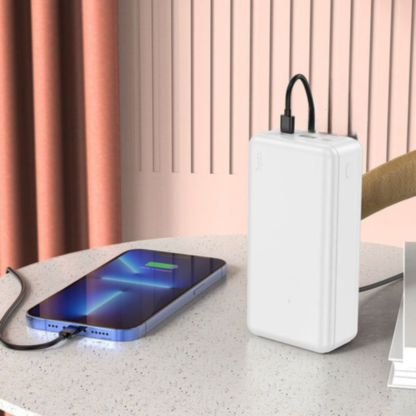 Повербанк hoco J101B 30000 mAh із швидкою зарядкою зовнішній акумулятор 22.5W Power bank USB Type-C micro USB