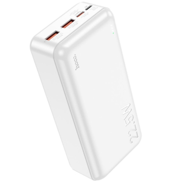 Повербанк hoco J101B 30000 mAh із швидкою зарядкою зовнішній акумулятор 22.5W Power bank USB Type-C micro USB
