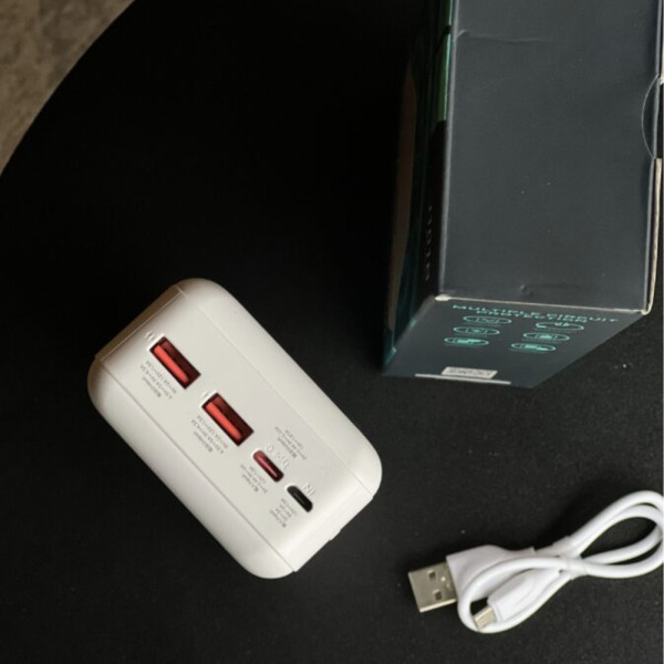 Повербанк hoco J101B 30000 mAh із швидкою зарядкою зовнішній акумулятор 22.5W Power bank USB Type-C micro USB