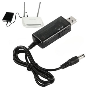 Кабель USB переходник для роутера от Power Bank преобразователь 9V 12V кабель питания от повербанка