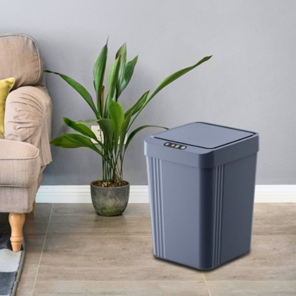 Відро для сміття сенсорне з кришкою на 13л Smart Trash Barrel з автоматичним датчиком руху