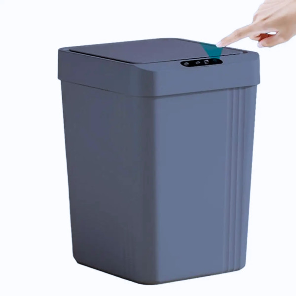 Відро для сміття сенсорне з кришкою на 13л Smart Trash Barrel з автоматичним датчиком руху