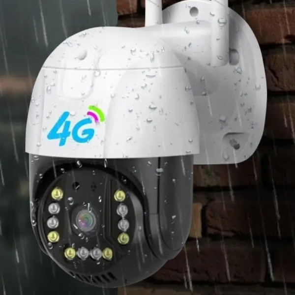 Поворотна камера зовнішнього відеоспостереження C15X-H-4G Sim V380 PRO Вулична відеокамера IP 66 з нічною зйомкою Поворотна камера зовнішнього відеоспостереження C15X-H-4G Sim V380 PRO Вулична відеокамера IP 66 з нічною зйомкою