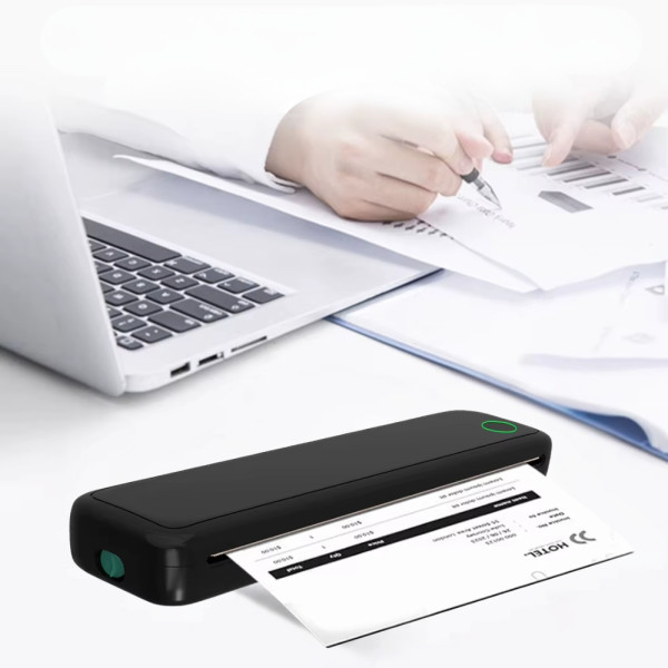 Термопринтер портативный Mini А4 Printer беспроводной дорожный Bluetooth мини принтер для iOS Android Термопринтер портативный Mini А4 Printer беспроводной дорожный Bluetooth мини принтер для iOS Android