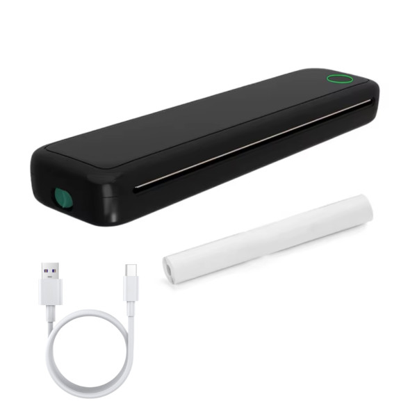 Термопринтер портативный Mini А4 Printer беспроводной дорожный Bluetooth мини принтер для iOS Android Термопринтер портативный Mini А4 Printer беспроводной дорожный Bluetooth мини принтер для iOS Android