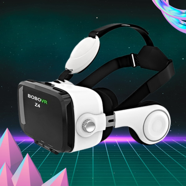 Окуляри віртуальної реальності для телефону BOBOVR Z4 Розумна гарнітура 3D перегляду з навушниками