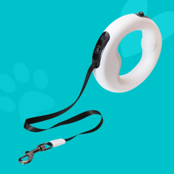 Повідець рулетка для собак 3 м Hands Free Х10 Кругла ручка кільце з вбудованим ліхтариком Повідець рулетка для собак 3 м Hands Free Х10 Кругла ручка кільце з вбудованим ліхтариком