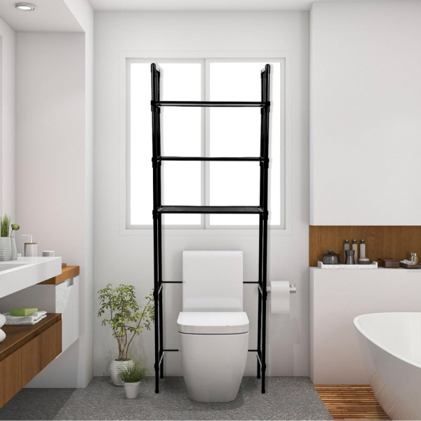 Металевий стелаж над унітазом Toilet Rack AY2035 Полиця органайзер підлогова для туалету 152х47х26смМеталевий стелаж над унітазом Металевий стелаж над унітазом Toilet Rack AY2035 Полиця органайзер підлогова для туалету 152х47х26смМеталевий стелаж над унітазом