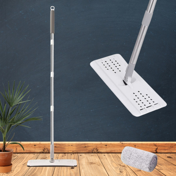 Запасна швабра з мікрофіброю для відра Scratch cleaning Mop телескопічна швабра без відра