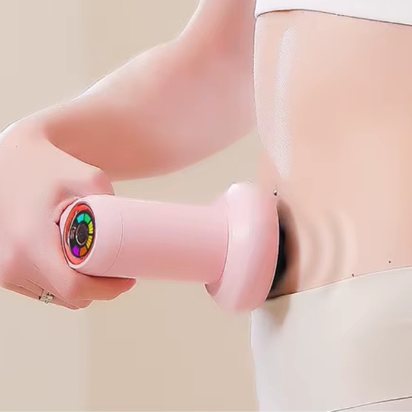 Ручний акумуляторний масажер Massager YX-720 з 5 насадками портативний бездротовий для всього тіла