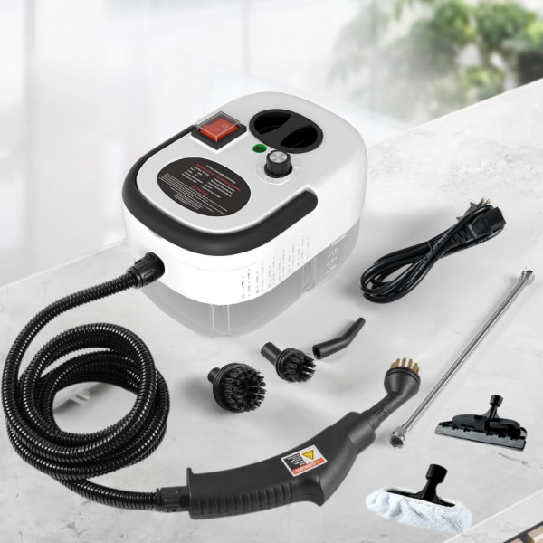 Универсальный пароочиститель 2500Вт Steam Cleaner с насадками ручной многофункциональный для дома