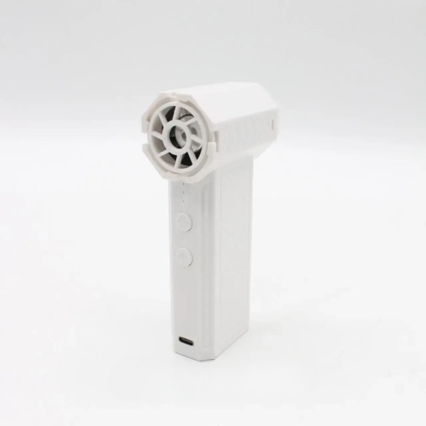 Міні вентилятор турбінний з ліхтариком Mini Jet Fan Акумуляторна повітродувка Бездротовий турбовентилятор