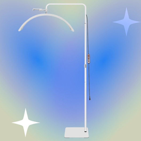 Безтіньова LED лампа дуга 70см Smart Moon Light HD-M8X Лампа на штативі для тату брів косметології