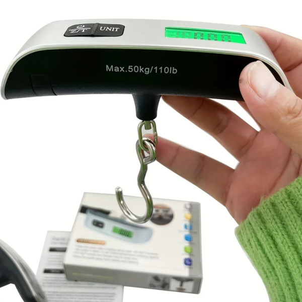 Ручні ваги електронні для багажу з підсвічуванням Electronic Luggage Scale Кантер електронний цифровий до 50 Ручні ваги електронні для багажу з підсвічуванням Electronic Luggage Scale Кантер електронний цифровий до 50