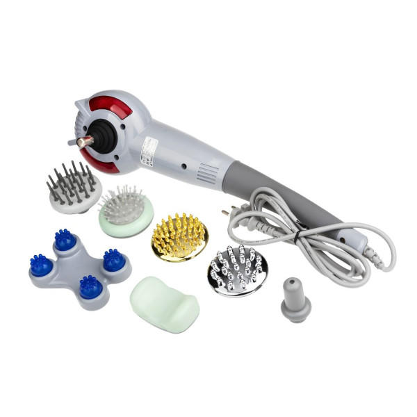 Масажер ручний вібраційний для тіла Magic massager 7 в 1 від целюліту