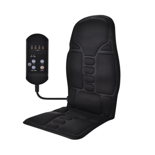 Автомобільна накидка на крісло Robotic Cushion Massage з підігрівом та пультом чорна