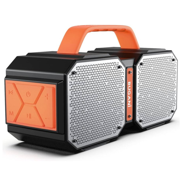 Портативна бездротова Bluetooth колонка BUGANI M83Р 60 Вт Потужна USB FM стерео бумбокс акустика Портативна бездротова Bluetooth колонка BUGANI M83Р 60 Вт Потужна USB FM стерео бумбокс акустика