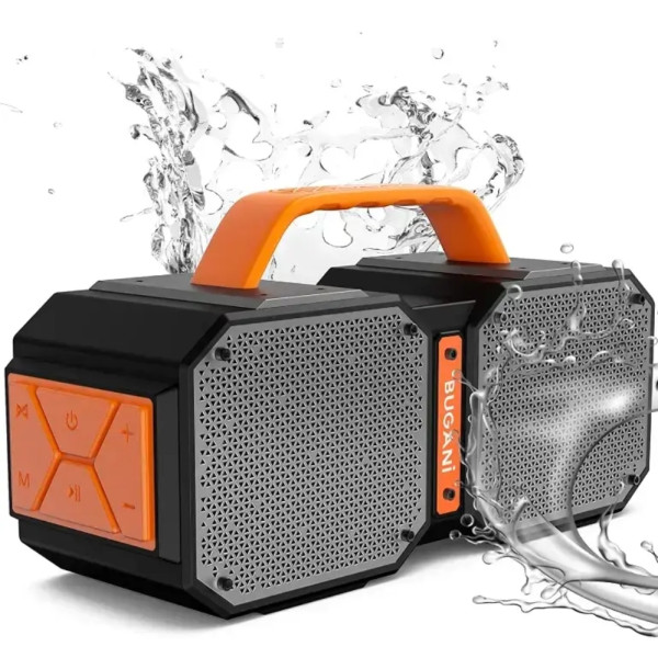 Портативна бездротова Bluetooth колонка BUGANI M83Р 60 Вт Потужна USB FM стерео бумбокс акустика Портативна бездротова Bluetooth колонка BUGANI M83Р 60 Вт Потужна USB FM стерео бумбокс акустика