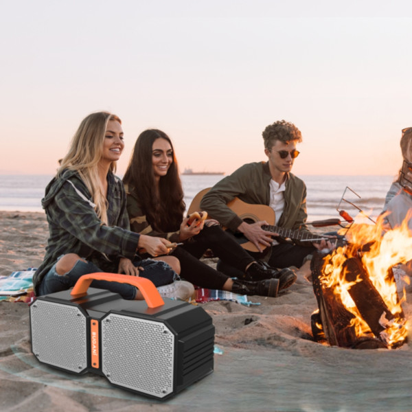 Портативна бездротова Bluetooth колонка BUGANI M83Р 60 Вт Потужна USB FM стерео бумбокс акустика Портативна бездротова Bluetooth колонка BUGANI M83Р 60 Вт Потужна USB FM стерео бумбокс акустика