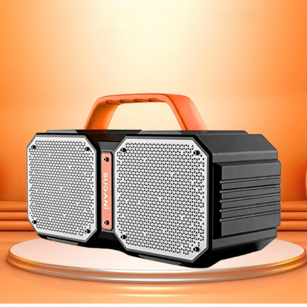 Портативна бездротова Bluetooth колонка BUGANI M83Р 60 Вт Потужна USB FM стерео бумбокс акустика Портативна бездротова Bluetooth колонка BUGANI M83Р 60 Вт Потужна USB FM стерео бумбокс акустика