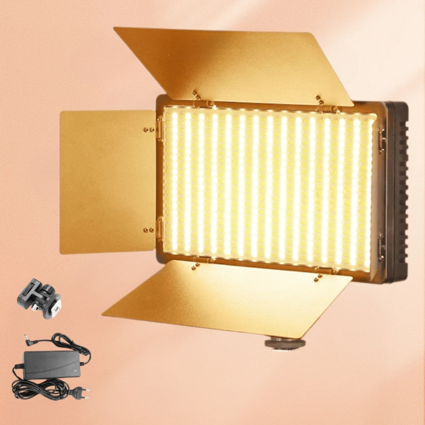 Прямокутна світлодіодна лампа U600 PRO портативний LED відеосвітло 21х12 см