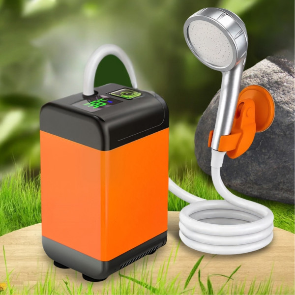 Аккумуляторный душ портативный с насосом и зарядкой от USB Душ на аккумуляторе с цифровым индикатором для дачи и кемпинга