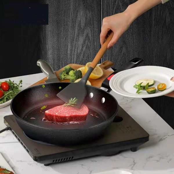 Набор посуды с антипригарным покрытием 3в1 Кастрюля с прямой и WOK сковородками Набор посуды с антипригарным покрытием 3в1 Кастрюля с прямой и WOK сковородками