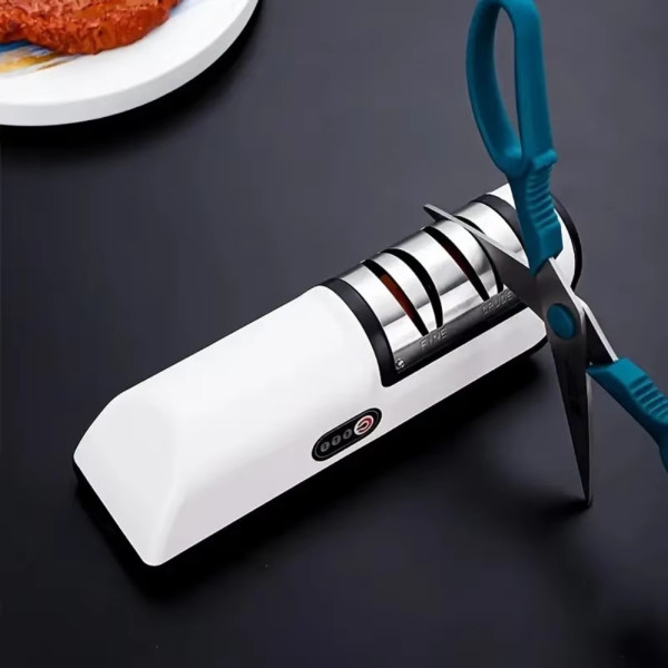 Электрическая точилка для ножей от USB Автоматическая точилка для кухонных ножей Ножеточка домашняя Электрическая точилка для ножей от USB Автоматическая точилка для кухонных ножей Ножеточка домашняя