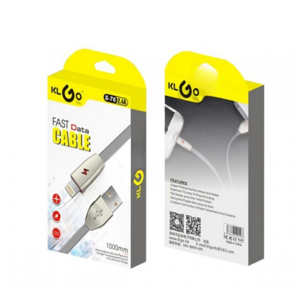 Кабель USB Lightning для зарядки гаджетов и передачи данных 1м провод с функцией быстрой зарядки 2.4A Кабель USB Lightning для зарядки гаджетов и передачи данных 1м провод с функцией быстрой зарядки 2.4A