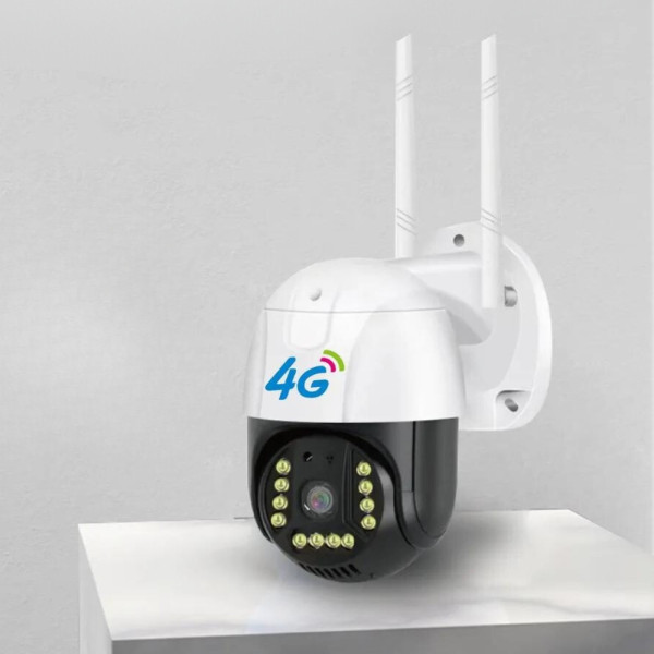 Поворотна камера зовнішнього відеоспостереження C15X-H-4G Sim V380 PRO Вулична відеокамера IP 66 з нічною зйомкою Поворотна камера зовнішнього відеоспостереження C15X-H-4G Sim V380 PRO Вулична відеокамера IP 66 з нічною зйомкою