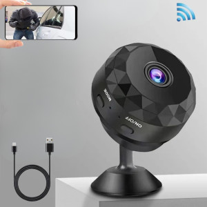 Беспроводная IP мини камера видеонаблюдения HD P7-W10 с Wi Fi портативная с подставкой для дома и офиса