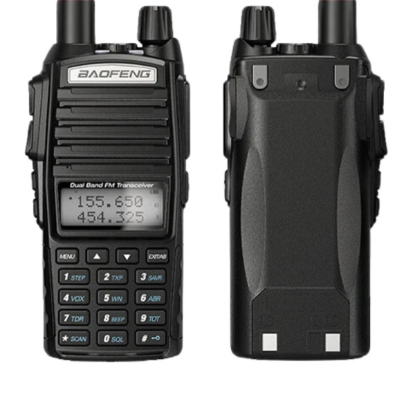 Портативная рация Baofeng UV 82 аккумуляторная двухдиапазонная радиостанция для связи