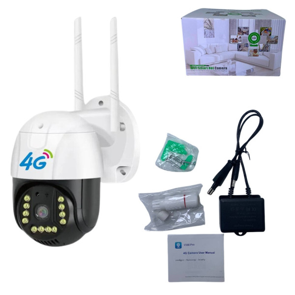 Поворотна камера зовнішнього відеоспостереження C15X-H-4G Sim V380 PRO Вулична відеокамера IP 66 з нічною зйомкою Поворотна камера зовнішнього відеоспостереження C15X-H-4G Sim V380 PRO Вулична відеокамера IP 66 з нічною зйомкою