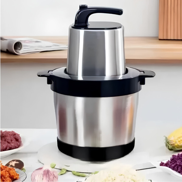 Электрический измельчитель НМ-8875 Hoffmans Electronics 4800Вт с металлической чашей 5л универсальный чоппер Чёрный