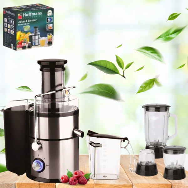 Многофункциональный кухонный комбайн 4в1 1800W Hoffmans Electronics HM-680 Соковыжималка блендер измельчитель Многофункциональный кухонный комбайн 4в1 1800W Hoffmans Electronics HM-680 Соковыжималка блендер измельчитель