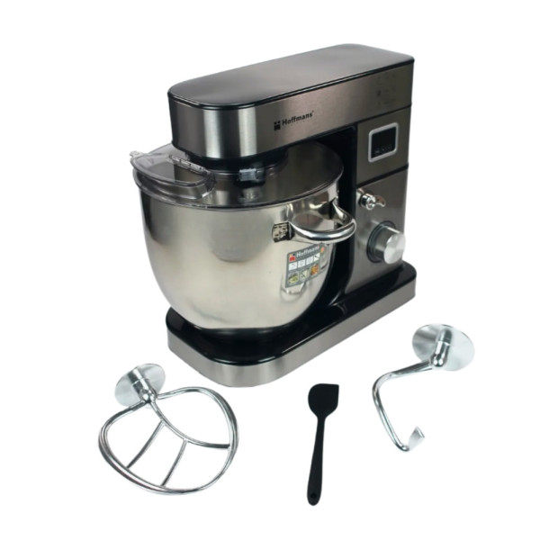 Тестомес кухонный Hoffmans HM-8082 2000W с 3 насадками для дома многофункциональный планетарный миксер 15л Тестомес кухонный Hoffmans HM-8082 2000W с 3 насадками для дома многофункциональный планетарный миксер 15л