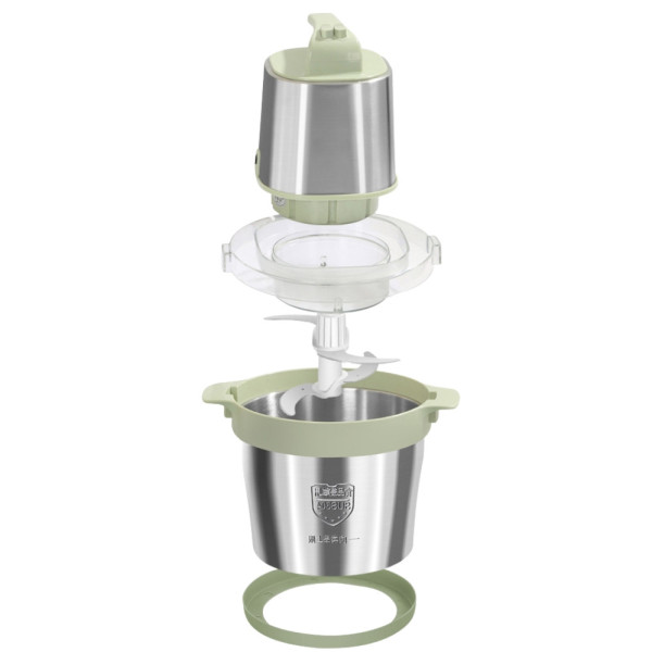 Электрический измельчитель НМ-8875 Hoffmans Electronics 4800Вт с металлической чашей 5л универсальный чоппер Зелёный