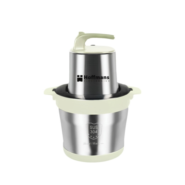 Электрический измельчитель НМ-8875 Hoffmans Electronics 4800Вт с металлической чашей 5л универсальный чоппер Зелёный