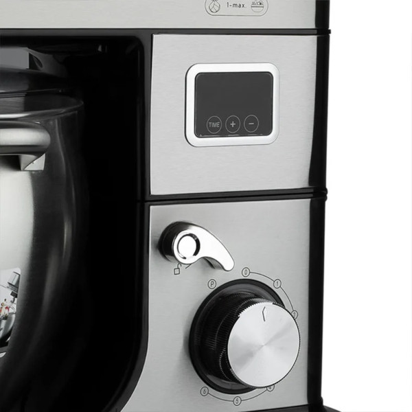 Кухонный тестомес Hoffmans HM-8081 с дисплеем и 3 насадками 2000W многофункциональный планетарный миксер 12л Кухонный тестомес Hoffmans HM-8081 с дисплеем и 3 насадками 2000W многофункциональный планетарный миксер 12л