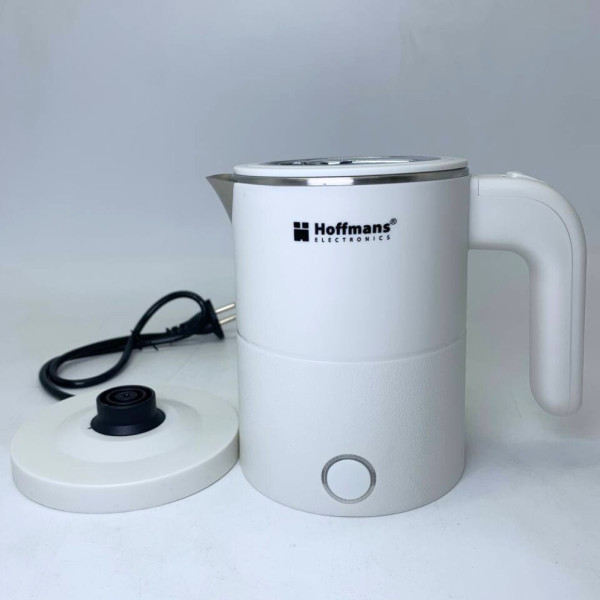 Электрический чайник 0,8 л Hoffmans Electronics HM-2561 Электрочайник для дома 1000W Белый