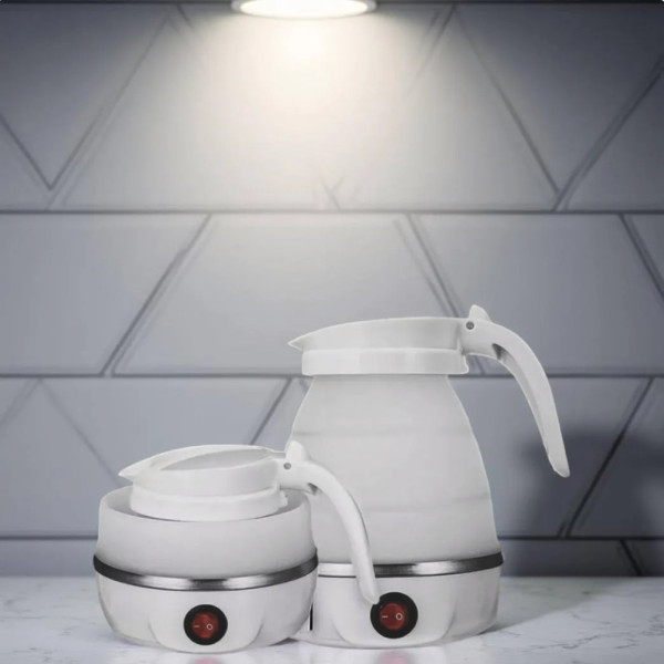 Силиконовый электрочайник дорожный 600 мл складной Hoffmans Electronics HM-2546 Быстрозакипающий чайник Серый Силиконовый электрочайник дорожный 600 мл складной Hoffmans Electronics HM-2546 Быстрозакипающий чайник Серый