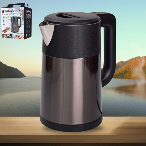 Электрочайник 2,5 л металлический Hoffmans Electronics HM-2543 Электрический чайник для дома 1800W