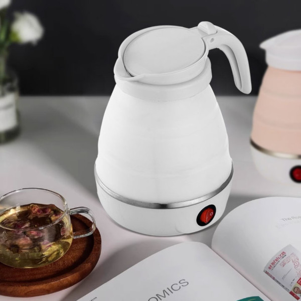 Силиконовый электрочайник дорожный 600 мл складной Hoffmans Electronics HM-2546 Быстрозакипающий чайник Серый Силиконовый электрочайник дорожный 600 мл складной Hoffmans Electronics HM-2546 Быстрозакипающий чайник Серый