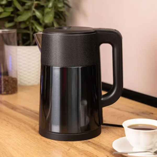 Электрический чайник 2,5 л металлический Hoffmans Electronics HM-2543 Электрочайник для дома 1800W Синий