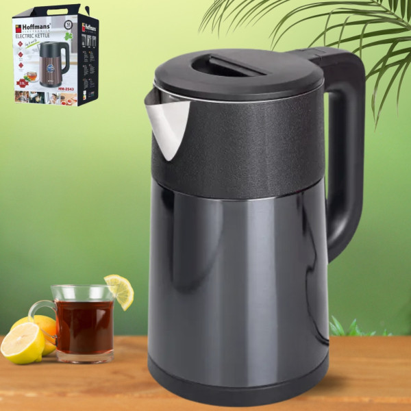 Электрический чайник 2,5 л металлический Hoffmans Electronics HM-2543 Электрочайник для дома 1800W Синий