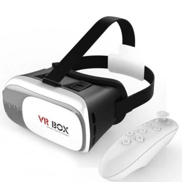Очки виртуальной реальности VR BOX Шлем 3D для телефона Стерео и видео очки с пультом