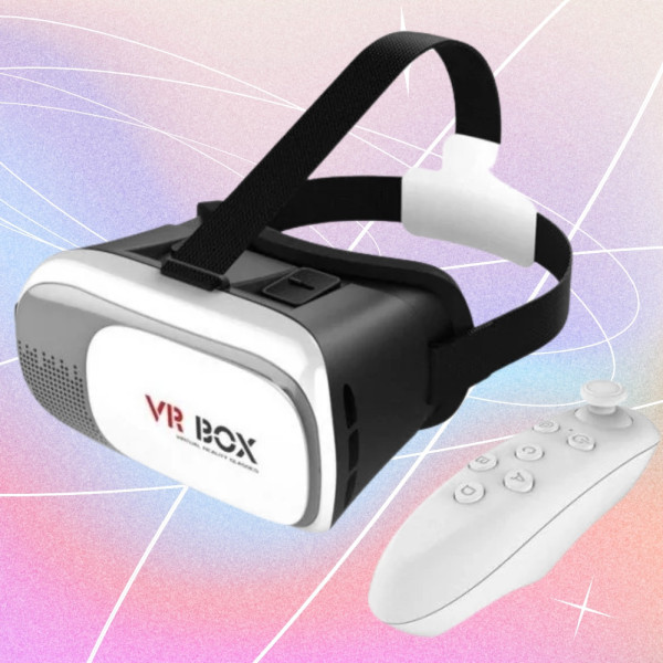 Очки виртуальной реальности VR BOX Шлем 3D для телефона Стерео и видео очки с пультом