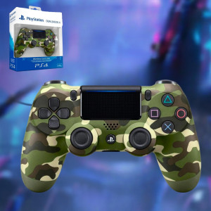 Беспроводной джойстик DualShock 4 Green Camo для PS4 многофункциональный контроллер геймпад камуфляж