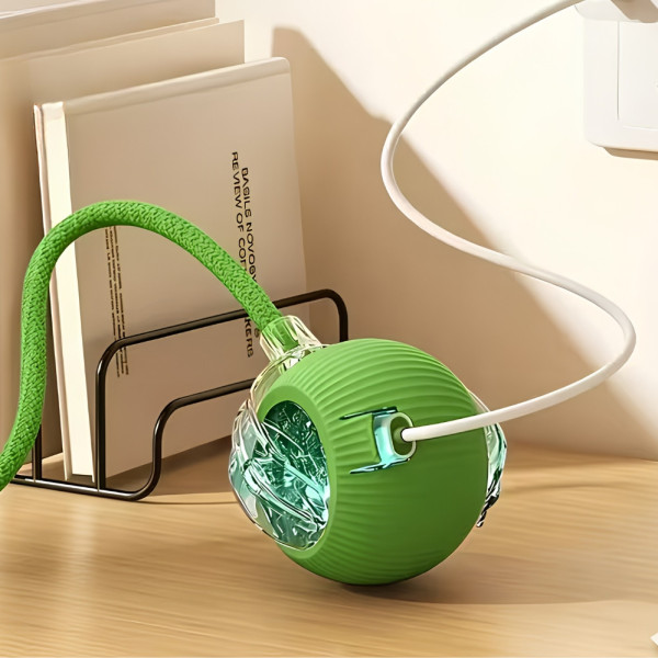Интерактивный умный мяч для котов Р02 аккумуляторный с USB зарядкой и веревочкой Интерактивный умный мяч для котов Р02 аккумуляторный с USB зарядкой и веревочкой