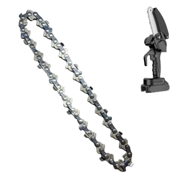 Ланцюг для акумуляторної міні пили Saw Chain 6″ крок 1/4” mini на шину 6 дюймів 37 ланок 18 зубів